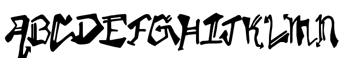 Krylon Gothic Font UPPERCASE