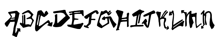 Krylon Gothic Font LOWERCASE