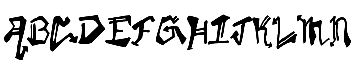 KrylonGothic Font UPPERCASE
