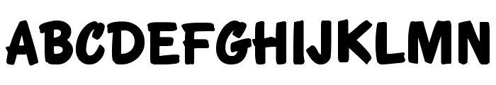 KTF-Roadbrush Font LOWERCASE