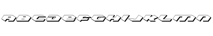 Kubrick Shadow Font LOWERCASE