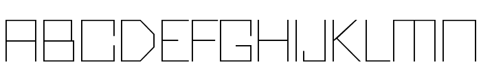 Kubus-Thin Font LOWERCASE