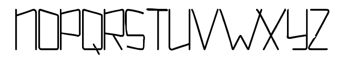 Kuppel Ultra-condensed Bold Font UPPERCASE