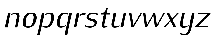 Kurier-Italic Font LOWERCASE