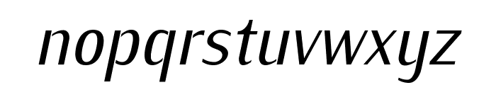 KurierCond-Italic Font LOWERCASE
