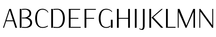 KurierCondLight-Regular Font UPPERCASE