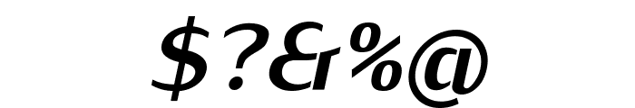 KurierHeavy-Italic Font OTHER CHARS