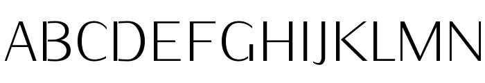 KurierLight-Regular Font UPPERCASE