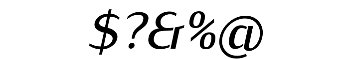 KurierMedium-Italic Font OTHER CHARS