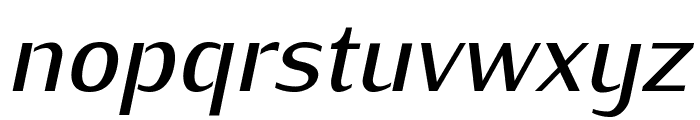 KurierMedium-Italic Font LOWERCASE