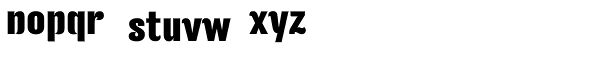 Kurry Pro Heavy Font LOWERCASE