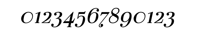 La Bodoni Plain Italic OT Font OTHER CHARS