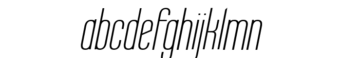 Labtop Italic Font LOWERCASE