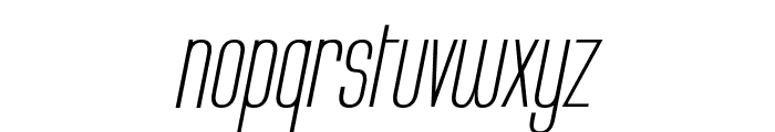 Labtop Italic Font LOWERCASE