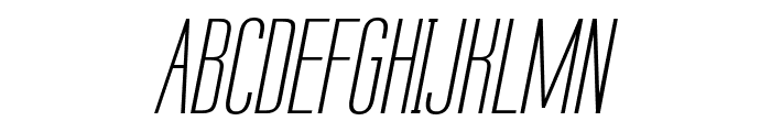 Labtop Unicase Italic Font UPPERCASE