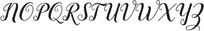 Lady Love otf (400) Font UPPERCASE