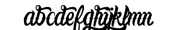 LafayetScripts-Medium Font LOWERCASE