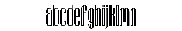 Lagniappe Inline NF Font LOWERCASE