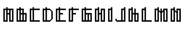 Lain Regular Font UPPERCASE