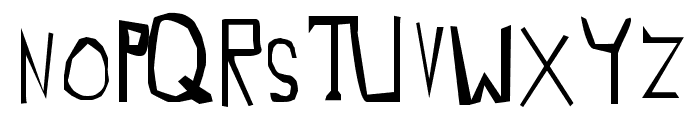 Lake Kegonsa crappy Font UPPERCASE
