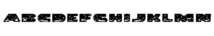 Land Shark Expanded Font LOWERCASE