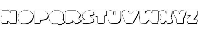 Land Whale Outline Grunge Font LOWERCASE