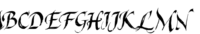 Last King Quest Font UPPERCASE