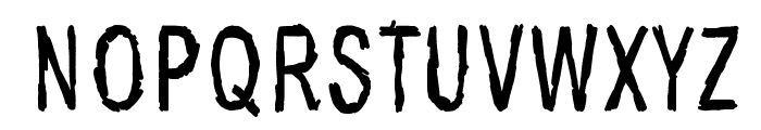 Last living souls Font UPPERCASE