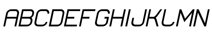 Lastwaerk regular Oblique Font UPPERCASE