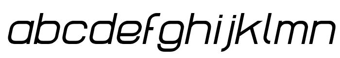 Lastwaerk regular Oblique Font LOWERCASE