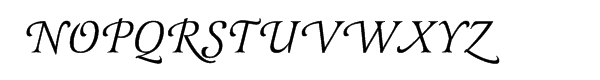 Latienne Italic Swash Font UPPERCASE