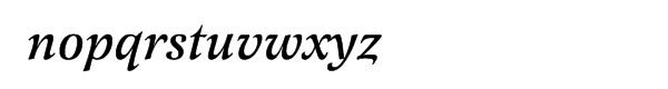 Latienne Medium Italic Swash Font LOWERCASE
