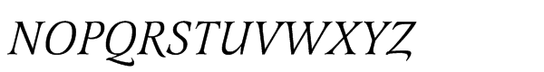 Latienne Std DisCaps Regular Italic (D) Font UPPERCASE