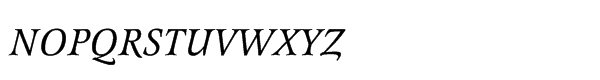 Latienne Std DisCaps Regular Italic (D) Font LOWERCASE
