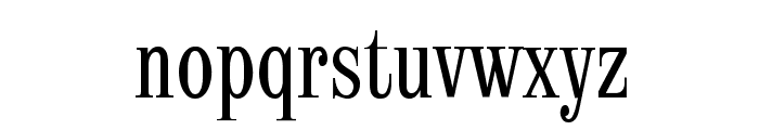 LatinCondensed-SemiBold Font LOWERCASE