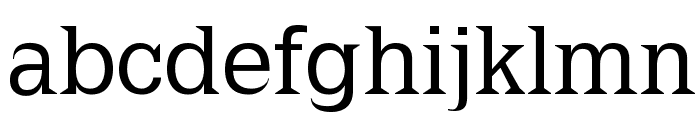 Latinia-Normal Font LOWERCASE