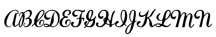 LaurenScript Regular Font UPPERCASE
