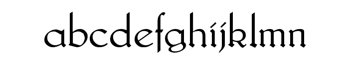 Lautenbach Alternate Font LOWERCASE