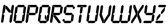 LCD Bold Font UPPERCASE