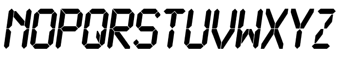 LCD Bold Font LOWERCASE