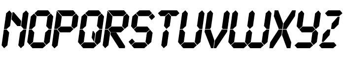 LCD Ultra Font UPPERCASE