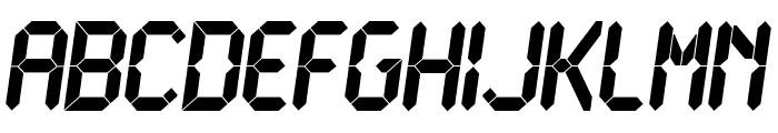 LCD Ultra Font LOWERCASE