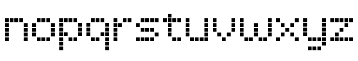LCDDot Regular Font LOWERCASE