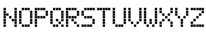 lcd phone Font LOWERCASE