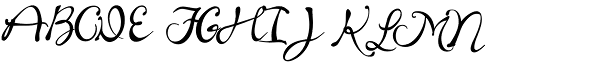 LD Cursive Font - What Font Is