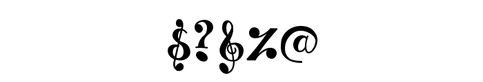 LD Music Font OTHER CHARS