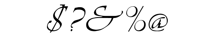 LDS Script Italic Font OTHER CHARS