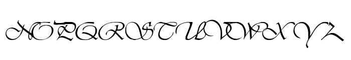 LDS Script Italic Font UPPERCASE