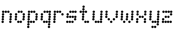 LED Counter 7 Font LOWERCASE