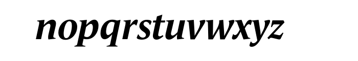 Le Monde Journal Std Bold Italic OT Font LOWERCASE